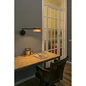 Faro Væglampe LOOP LED IP20, sort mat 