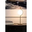 Faro Bordlampe LE VITA IP20, blank, guld dæmpbar