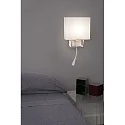 Faro Væglampe VESPER E14 IP20, hvid mat 