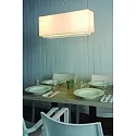 Faro Pendel VESPER 2-flammer E27 IP20, hvid mat 