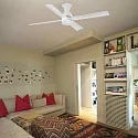 Faro Loftsventilator FRASER M med fjernbetjening IP20, hvid mat