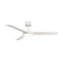 Ceiling fan BARTH with remote control IP20, white matt