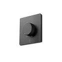 Faro Radio vægkontakt med radio-udgang (RF), sort mat