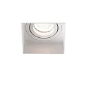 Indbygnings loftlampe HYDE SQ GU10 IP20, hvid mat 
