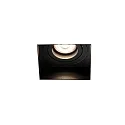 Indbygnings loftlampe HYDE SQ GU10 IP20, sort mat 