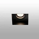 Faro Indbygnings loftlampe HYDE SQ GU10 IP20, sort mat 