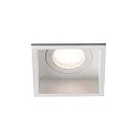 Indbygnings loftlampe HYDE SQ GU10 IP44, hvid mat 