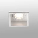 Faro Indbygnings loftlampe HYDE SQ GU10 IP44, hvid mat 