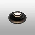 Indbygnings loftlampe HYDE R GU10 IP20, sort mat 
