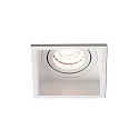 Indbygnings loftlampe HYDE SQ GU10 IP20, hvid mat 