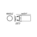 Faro ceiling recessed luminaire STAN swivelling, rotatable GU10 IP20, white matt 