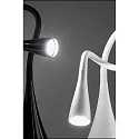 Faro Bordlampe LENA LED IP20, blank, hvid 