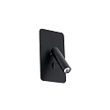 Væglampe SUAU LED IP20, sort mat 