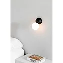 Faro wall luminaire JOY LED IP20, black matt 