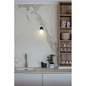 Faro wall luminaire JOY LED IP20, black matt 