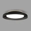 Væg- og Loftlampe DOLME LED IP20, sort mat 