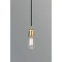 Faro Pendel ART 1-flamme E27 IP20, antik guld 