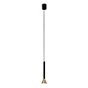 Pendel DANKA LED IP20, guld, satin 