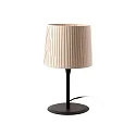 Bordlampe SAMBA E27 IP20, beige, sort mat 