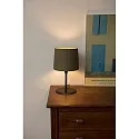 Faro Bordlampe SAMBA E27 IP20, grøn, sort mat 