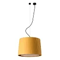 Pendel SAMBA E27 IP20, gul, sort mat 