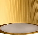 Faro Pendel SAMBA E27 IP20, gul, sort mat 