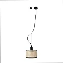 Pendel MAMBO E27 IP20, sort mat 