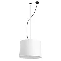 Pendel CONGA E27 IP20, sort mat, hvid 