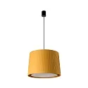 Pendel SAMBA E27 IP20, gul, sort mat 