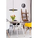 Faro Pendel PLAT E27 IP20, sort mat 