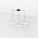 Pendel PLAT 3-flammer E27 IP20, hvid mat 