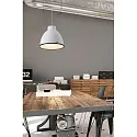 Faro Pendel CHARLOTTE E27 IP20, hvid mat 