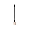 Pendel KOMBO E27 IP20, beige, sort mat 