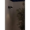 Faro Udendørs wall luminaire ALFA LED IP65, mørkegrå 