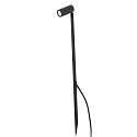 Jordspydslampe SETH LED IP44, sort mat 