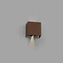 Faro Udendørs wall luminaire OLAN 2-flammer LED IP65, rustbrun 