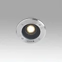 Faro Gulvindbygningslampe GEISER 180 / 38° rund, justerbar, passabel IP67, rustfrit stål, satin 