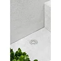Faro Gulvindbygningslampe CURTIS rund, stiv, passabel IP67, rustfrit stål, satin 