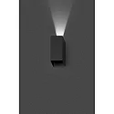 Udendørs wall luminaire BLIND up / down, 2-flammer LED IP65, mørkegrå 