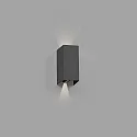 Udendørs wall luminaire BLIND up / down, 2-flammer LED IP65, mørkegrå 