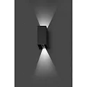 Udendørs wall luminaire BLIND up / down, 2-flammer LED IP65, mørkegrå 