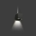 Faro Udendørs wall luminaire OLAN 2-flammer LED IP65, mørkegrå 