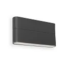 Udendørs wall luminaire ADAY 2-flammer LED IP54, mørkegrå 