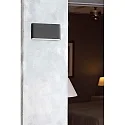 Faro outdoor wall luminaire ADAY 2 flames LED IP54, dark grey 