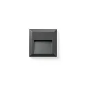 outdoor wall luminaire GRANT LED IP65, dark grey 