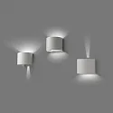 Faro Udendørs wall luminaire SUNSET 2-flammer LED IP54, hvid mat 