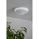 Faro Væglampe DAKRON E27 IP65, hvid mat 