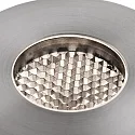 Faro Gulvindbygningslampe GRUND 80 (INCL HONEYCOMB) 350MA rund, stiv, passabel IP67, rustfrit stål, satin dæmpbar