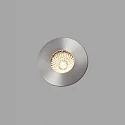 Faro Gulvindbygningslampe GRUND 80 (INCL HONEYCOMB) 350MA rund, stiv, passabel IP67, rustfrit stål, satin dæmpbar