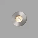 Gulvindbygningslampe GRUND 80 (INCL HONEYCOMB) 350MA rund, stiv, passabel IP67, rustfrit stål, satin dæmpbar